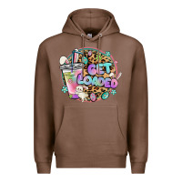 Chestnut get loaded rabbit and easter Premium Hoodie - MaliasSmallBusiness