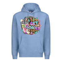 Colony Blue get loaded rabbit and easter Premium Hoodie - MaliasSmallBusiness