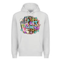 Dove Grey get loaded rabbit and easter Premium Hoodie - MaliasSmallBusiness
