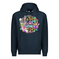Navy get loaded rabbit and easter Premium Hoodie - MaliasSmallBusiness