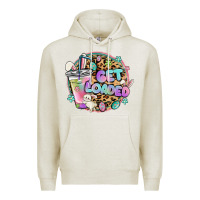 Oatmeal Heather get loaded rabbit and easter Premium Hoodie - MaliasSmallBusiness