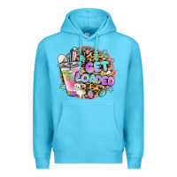 Ocean Blue get loaded rabbit and easter Premium Hoodie - MaliasSmallBusiness