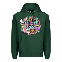 Sports Green get loaded rabbit and easter Premium Hoodie - MaliasSmallBusiness