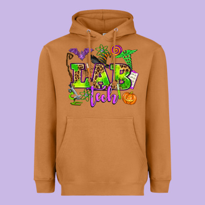Lab Tech Halloween Heavyweight Hoodie Designed By Adodesignshop