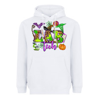 White lab tech halloween Heavyweight Hoodie - AdoDesignShop