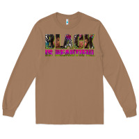 Toasted Coconut black is beautiful neon Long Sleeve Tee - texasbilliewilder