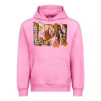 Fuchsia Pink lpn licensed practical nurse Urban Hoodie - NancyCooperArtShop