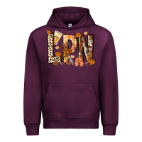 Mauve Wine lpn licensed practical nurse Urban Hoodie - NancyCooperArtShop