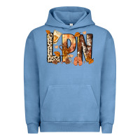 Pigment Pebble Blue lpn licensed practical nurse Urban Hoodie - NancyCooperArtShop