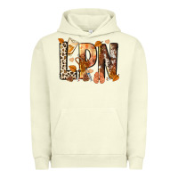 Pigment Pistachio lpn licensed practical nurse Urban Hoodie - NancyCooperArtShop