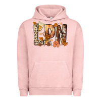 Pigment Salmon lpn licensed practical nurse Urban Hoodie - NancyCooperArtShop