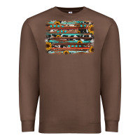 Chestnut sunflower gemstone background Premium Sweatshirt - JahusDesignShop