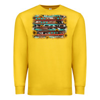 Lemon sunflower gemstone background Premium Sweatshirt - JahusDesignShop