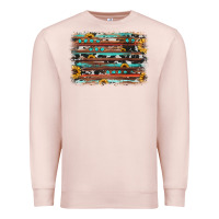 Pale Pink sunflower gemstone background Premium Sweatshirt - JahusDesignShop