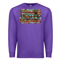 Purple sunflower gemstone background Premium Sweatshirt - JahusDesignShop