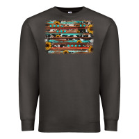 Smoke sunflower gemstone background Premium Sweatshirt - JahusDesignShop