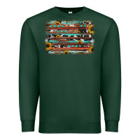 Sports Green sunflower gemstone background Premium Sweatshirt - JahusDesignShop