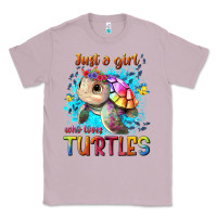 Lilac just a girl who loves turtles Classic Tee - texasbilliewilder