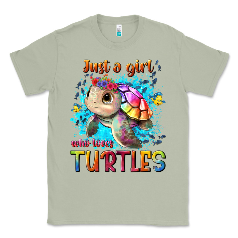 Just A Girl Who Loves Turtles Classic Tee by texasbilliewilder | Teevron