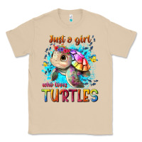 Mushroom just a girl who loves turtles Classic Tee - texasbilliewilder