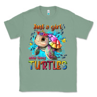 Sage just a girl who loves turtles Classic Tee - texasbilliewilder
