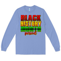 Colony Blue black history month period juneteenth Long Sleeve Tee - texasbilliewilder