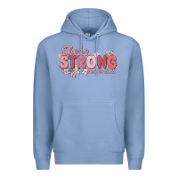 Colony Blue she is strong proverbs 31 25 Premium Hoodie - MaliasSmallBusiness