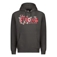 Smoke she is strong proverbs 31 25 Premium Hoodie - MaliasSmallBusiness