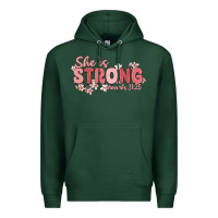 Sports Green she is strong proverbs 31 25 Premium Hoodie - MaliasSmallBusiness