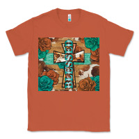 Copper blessed cross Classic Tee - BarkalooDesign