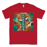 Red blessed cross Classic Tee - BarkalooDesign