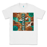 White blessed cross Classic Tee - BarkalooDesign