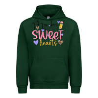 Forest Green my bus full of sweet hearts Urban Hoodie - MaliasSmallBusiness