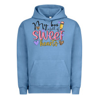 Pigment Pebble Blue my bus full of sweet hearts Urban Hoodie - MaliasSmallBusiness