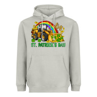 Moon Dust i dig st patrick s day bulldozer Heavyweight Hoodie - JahusDesignShop