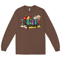 Chestnut teacher squad Long Sleeve Tee - Zillion Design Studio