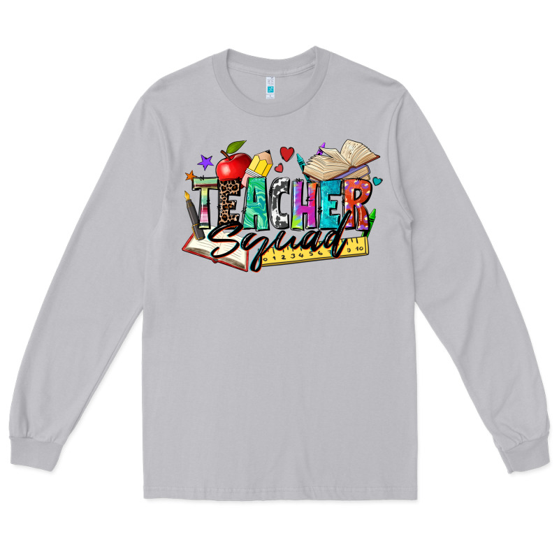 Teacher Squad Long Sleeve Tee by Zillion Design Studio | Teevron
