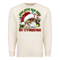 Sandshell When You're Dead Inside But It's Christmas Hippie Skeleton Santa Premium Sweatshirt - Artiststas