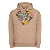 Pigment Burro vanilla eggs sugar cocoa and kitchen heart Urban Hoodie - MaliasSmallBusiness
