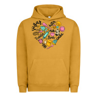 Pigment Peanut Butter vanilla eggs sugar cocoa and kitchen heart Urban Hoodie - MaliasSmallBusiness