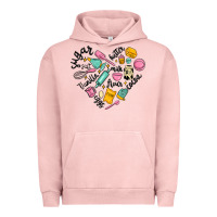 Pigment Salmon vanilla eggs sugar cocoa and kitchen heart Urban Hoodie - MaliasSmallBusiness