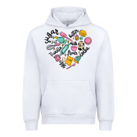 White vanilla eggs sugar cocoa and kitchen heart Urban Hoodie - MaliasSmallBusiness