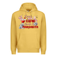 Antique Gold even cupid need a margarita Premium Hoodie - MaliasSmallBusiness