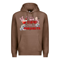 Chestnut even cupid need a margarita Premium Hoodie - MaliasSmallBusiness