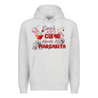 Dove Grey even cupid need a margarita Premium Hoodie - MaliasSmallBusiness