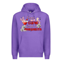 Purple even cupid need a margarita Premium Hoodie - MaliasSmallBusiness