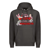 Smoke even cupid need a margarita Premium Hoodie - MaliasSmallBusiness