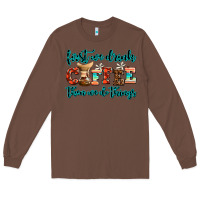 Chestnut first we drink coffee then we do things Long Sleeve Tee - AdoDesignShop