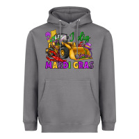 Storm i dig mardi gras bulldozer Heavyweight Hoodie - JahusDesignShop