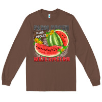 Chestnut farm fresh watermelon Long Sleeve Tee - Zillion Design Studio